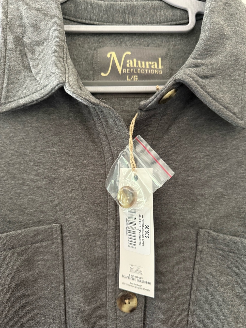 Natural Reflections Button-Up Shacket - Picture 2 of 3
